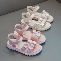 2021 new summer cute 4 16 year old girl student fashion sandals soft bottom non slip star princess shoes