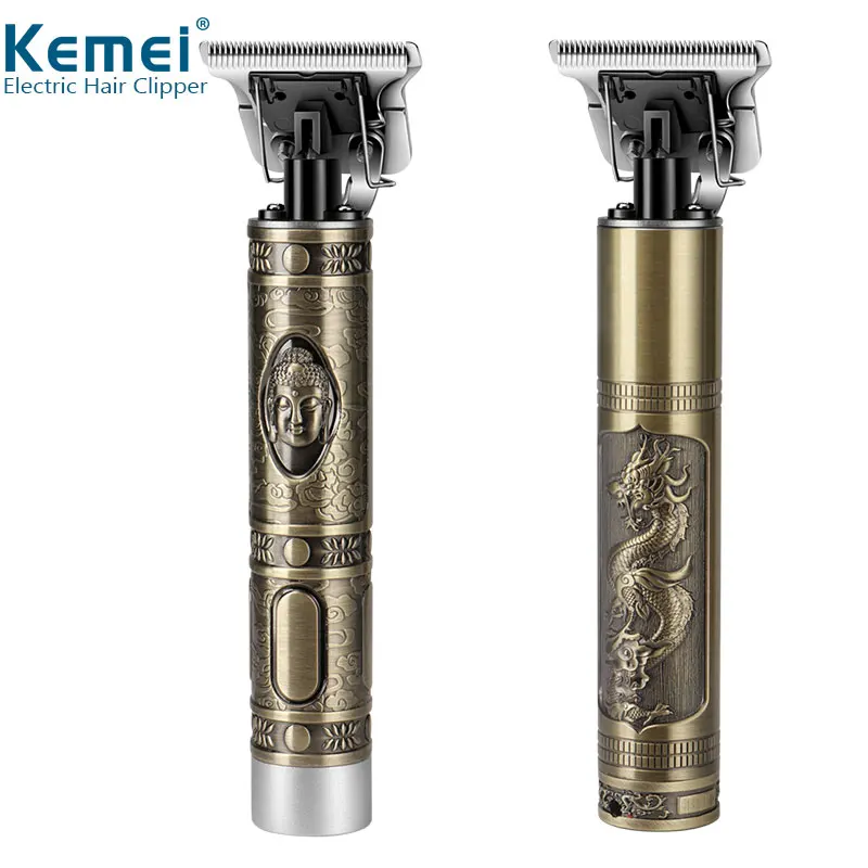 Kemei KM-1974A Professional Hair Clipper Barber Hair Trimmer for Men Retro Buddha Cordless Edge Electric Hair Cutting Machine
Kemei KM-1974A Professional Hair Clipper Barber Hair Trimmer for Men Retro Buddha Cordless Edge Electric Hair Cutting Machine