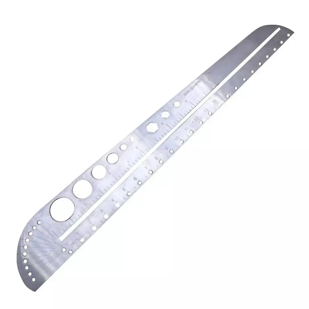 Multifunctional Stainless Steel Angle Protractor Ruler Degree Measuring Tool | Protractors