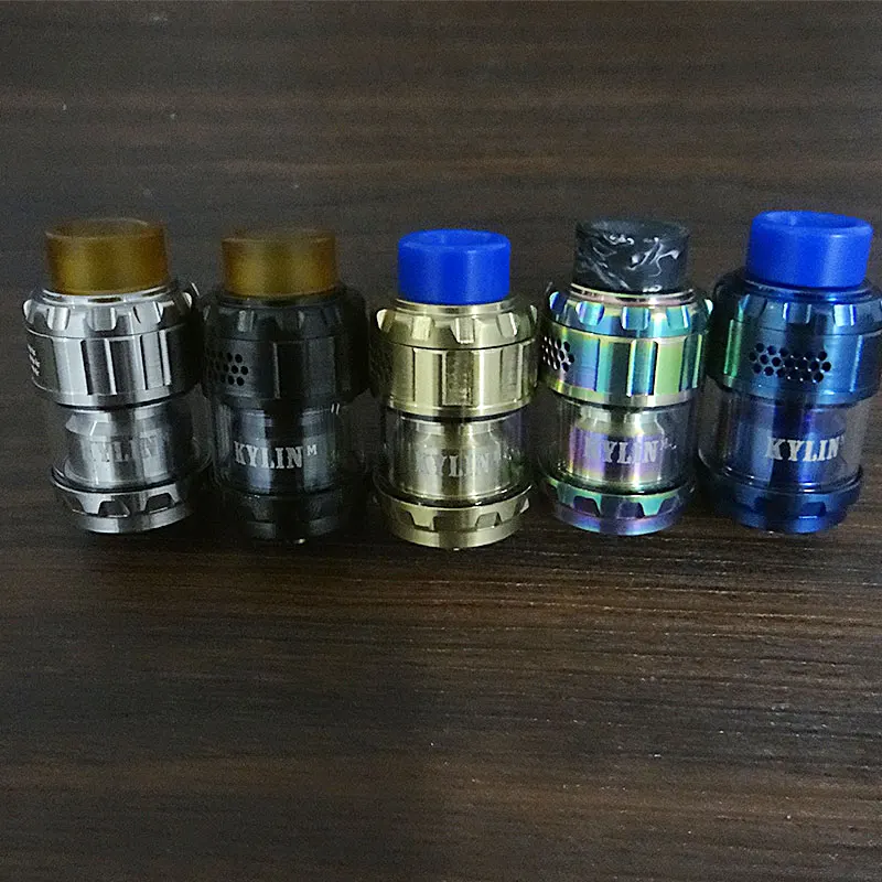 

Kylin M RTA 316ss 3ml/4.5ml capacity 24mm diameter Rebuildable tank with airflow Large Build Deck Vaporizer vape Dead Rabbit V2