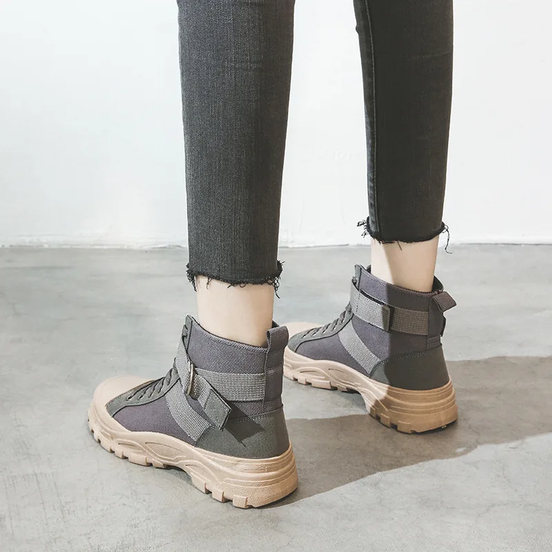 

2020 New Spring And Autumn Women's Casual Shoes Retro Fashion Lace Wild Trend High Quality Comfortable Women's Shoes B21-74