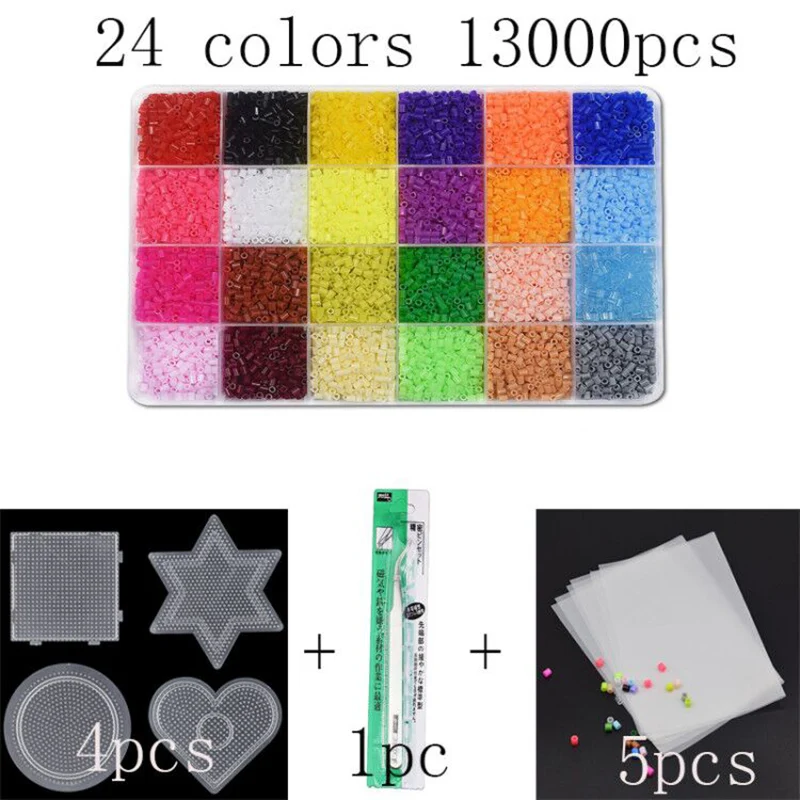 39000 шт. 2 6 мм Хама бусины головоломки игрушки 72 Цвета DIY Perler бисер для детей и