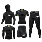 Мужской летний, зимний, Snd, осенний, быстросохнущий, компрессионный, дышащий, спортивный костюм для бега, фитнеса, тренажерного зала, тренировок