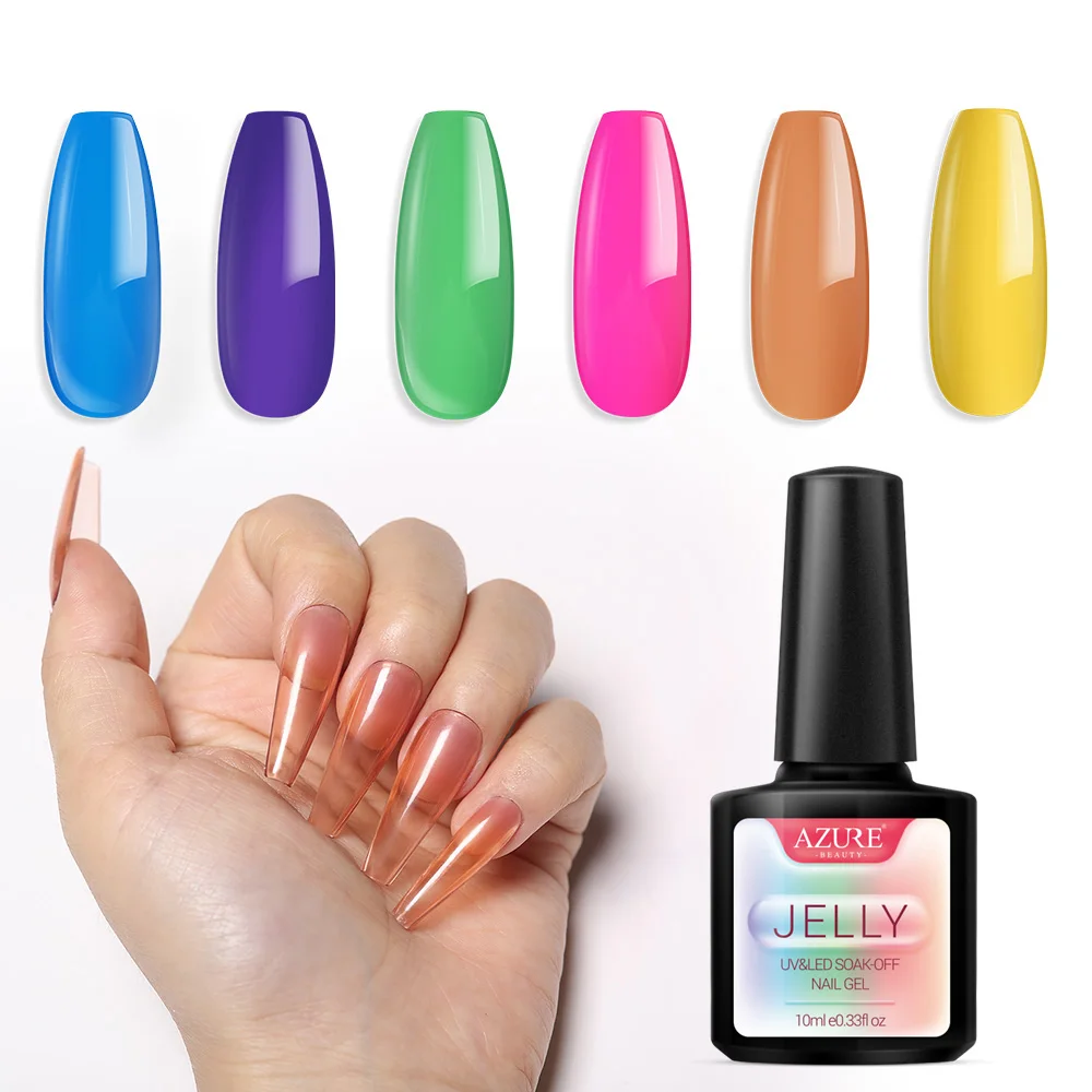 Modelones желе УФ гель лак для ногтей замочить от длительного светодиодный