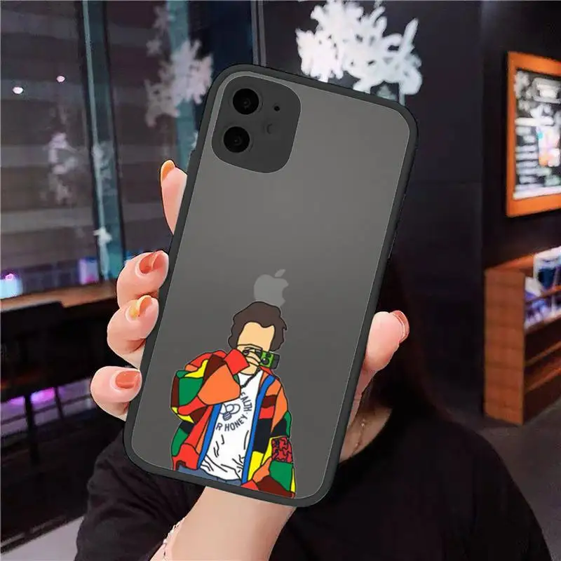 

Harry Styles Treat People With Kindness Phone Cases matte transparent For iphone 7 8 11 12 plus mini x xs xr pro max cover