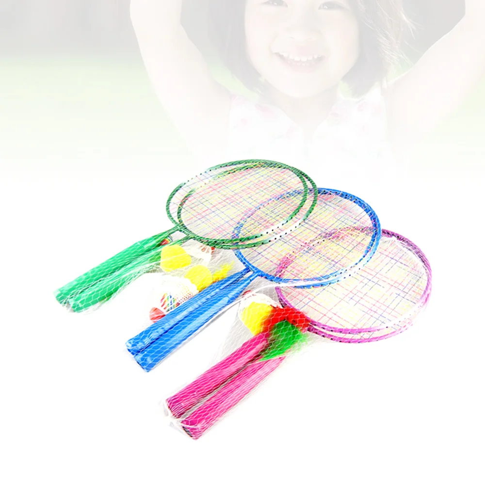 Ракетка для игры в бадминтон детей и родителей 1 комплект|Ракетки бадминтона| |