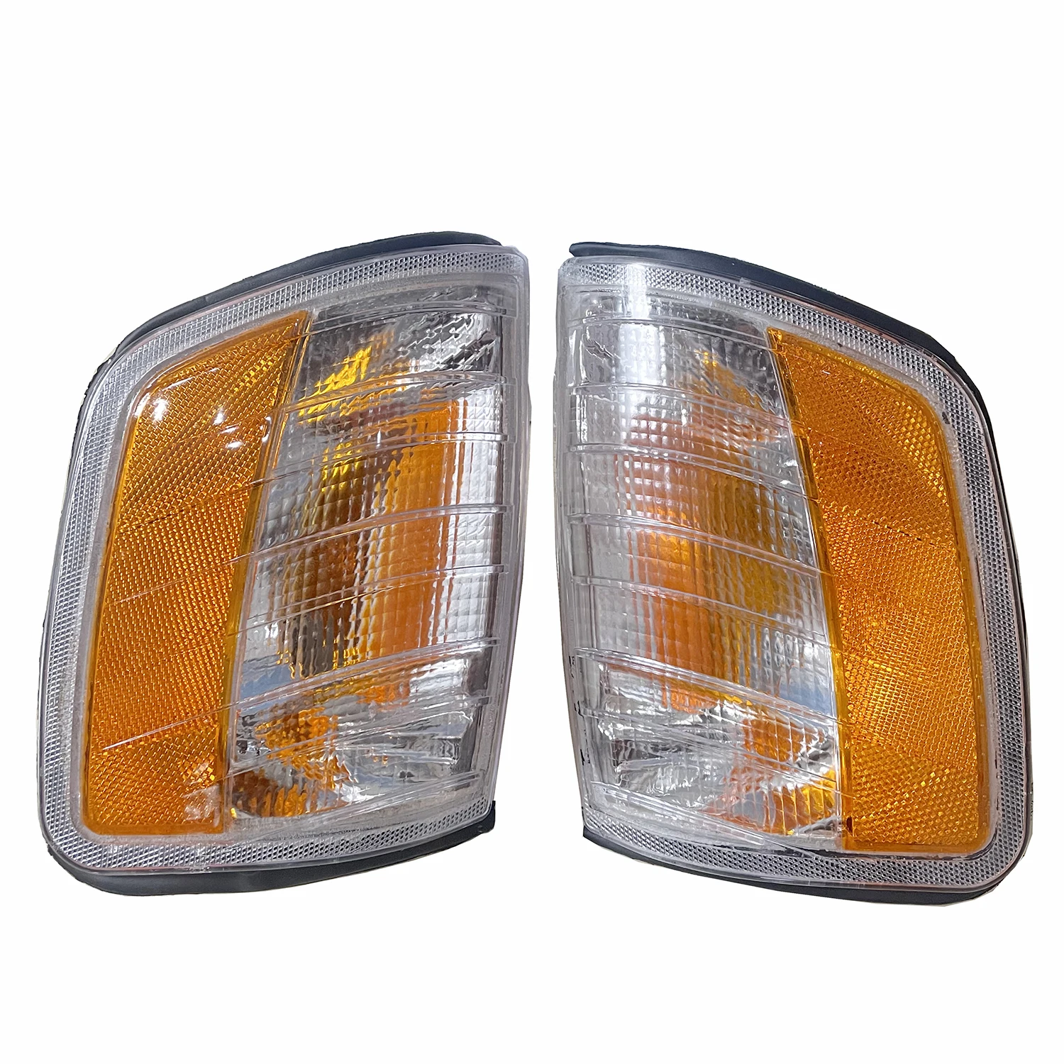 

LH&RH Pair Corner Indicator Lights For Mercedes Benz E Class W124 Front Turn signal Corner light lamp Smoked 1985-1996