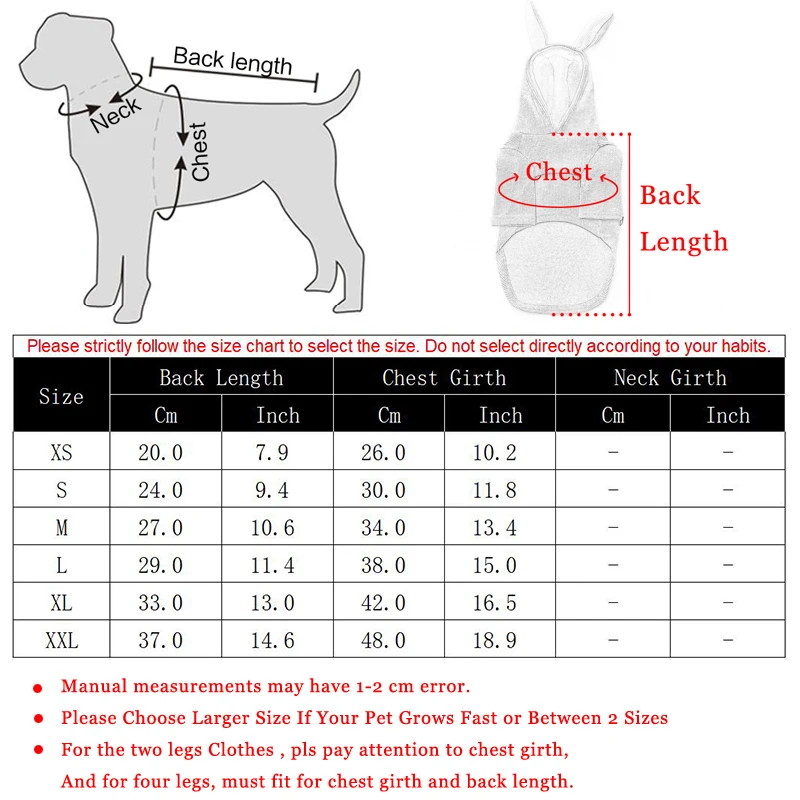 

Cute French Bulldog Hooded Coat Jacket Warm Pet Clothes for Small Dogs Sweet Rabbit Ears Shape Puppy Dog Cat Clothing Costume