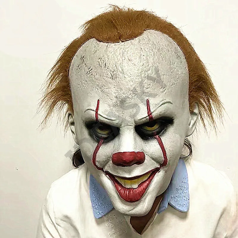 pennywise Костюмы Клоуна для косплея для женщин террор клоун Стивен Кинг это фильм Хэллоуин костюмы для мужчин взрослых Необычные