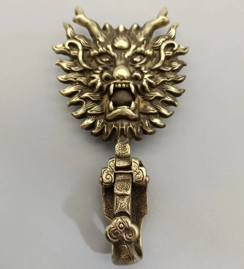 

China brass belt buckle crafts statue