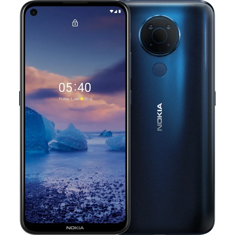 Nokia 5 4 телефон синий (синий) 64 Гб встроенной памяти GB Оперативная память Две сим