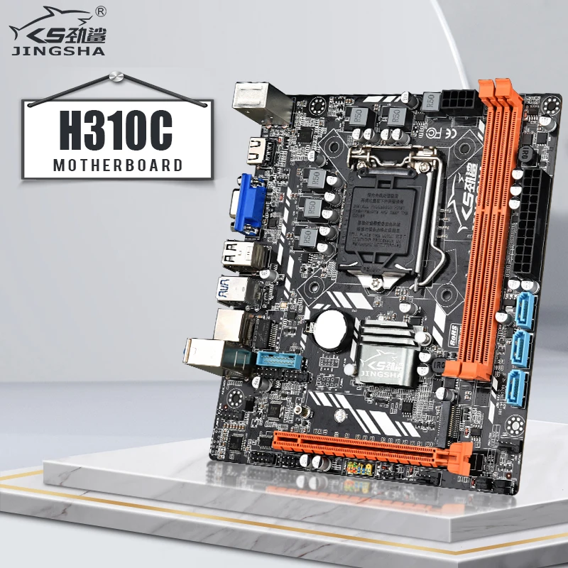 Материнская плата JINGSHA H310C процессор LGA 1151 3 * sata3 поддержка M.2 интерфейса и NGFF Nvme