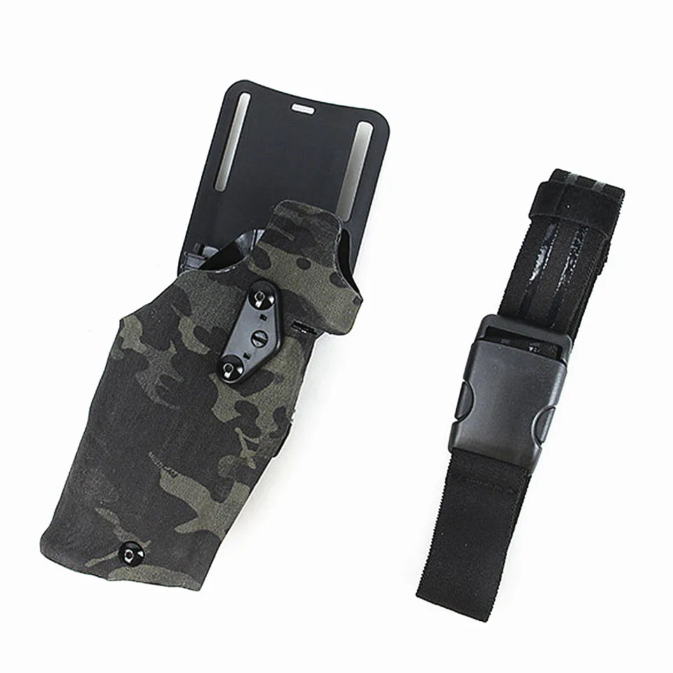 MCBK TMC Tactical Glock17 X300 кобура адаптер быстросъемный кобура гетры ремень набор Военная тактическая кобура - Цвет: MCBK