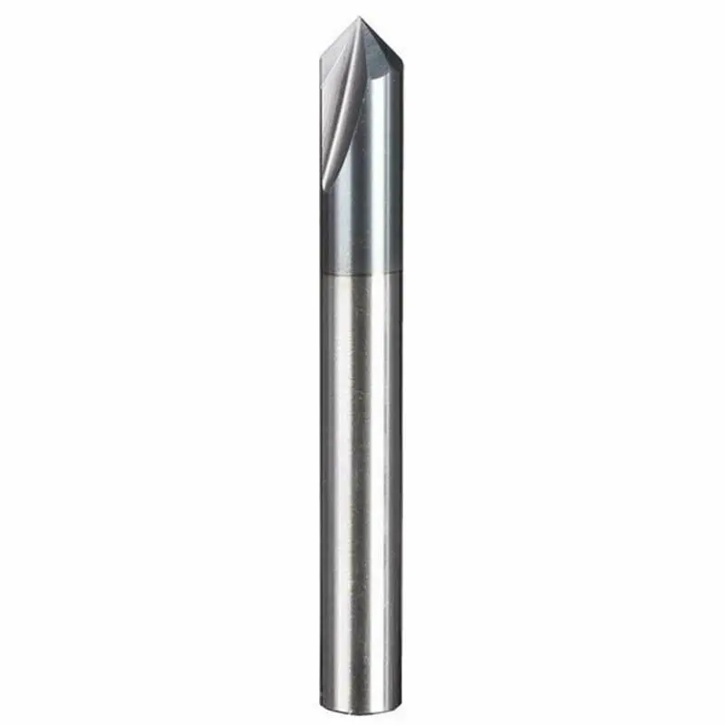 

6mm Chamfer End Mill 90 Degree Cutter Router Bit 2 Flutes HRC45 Carbide Tool Angle Milling Cutter Cutting