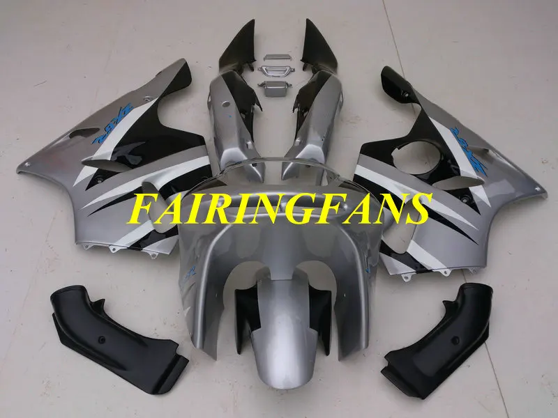 Обтекатель кузова мотоцикла для KAWASAKI Ninja ZX6R 94 95 96 97 ZX 6R 1994 1997 серебряный черный