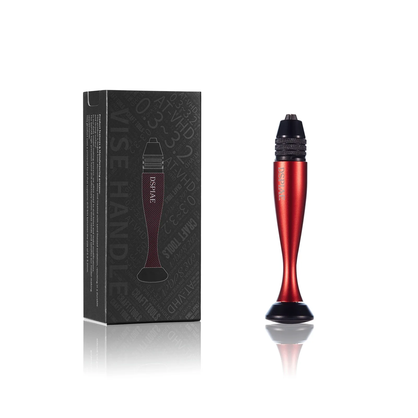 

Универсальная шпилька Dapiae AT-VHD, черная, красная ручка для фрез из вольфрамовой стали, 0,3 мм-1,2 мм