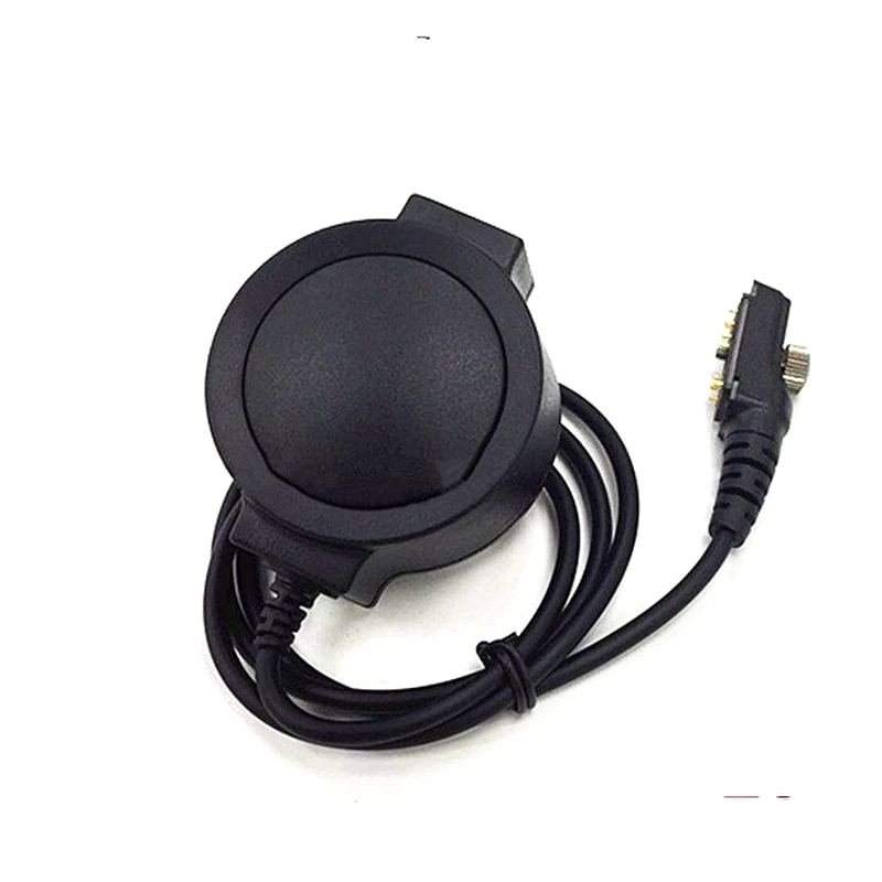 Tactical Military Headset Adapter Round PTT for Hytera Walkie Talkie PD780/PD700G/580/788/782/785