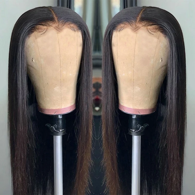 

Orange Ginger Straight Lace Front Wig For Black Women BabyHair 26Inch Long Heat Resistant Preplucked Synthetic Cosplay Daily