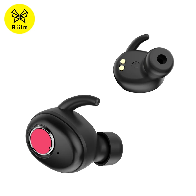 Riilm T580 TWS наушники-вкладыши в уникальный нажатие зарядный чехол Bluetooth бас наушники стерео 5,0 Беспроводной громкой связи Bluetooth гарнитура для IPX5 Водонепроницаемый