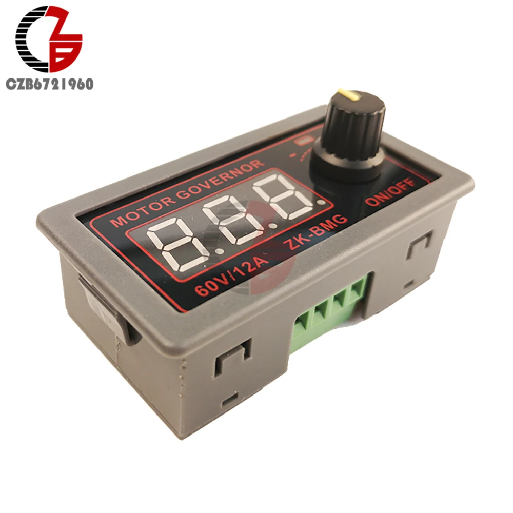 500W 12A 9 в 60 Напряжение регулятор ШИМ контроллер скорости двигателя постоянного