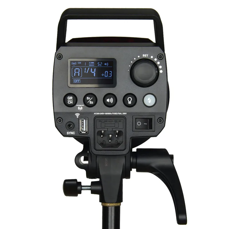 Вспышка Godox MS200 200 Вт или MS300 300 с креплением Bowens 2 4G встроенный беспроводной