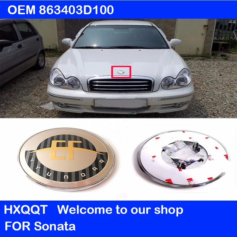 Для Sonata EF эмблема передней капота логотип OME 863403D100 86340 3D100 2002 2005|Защита от