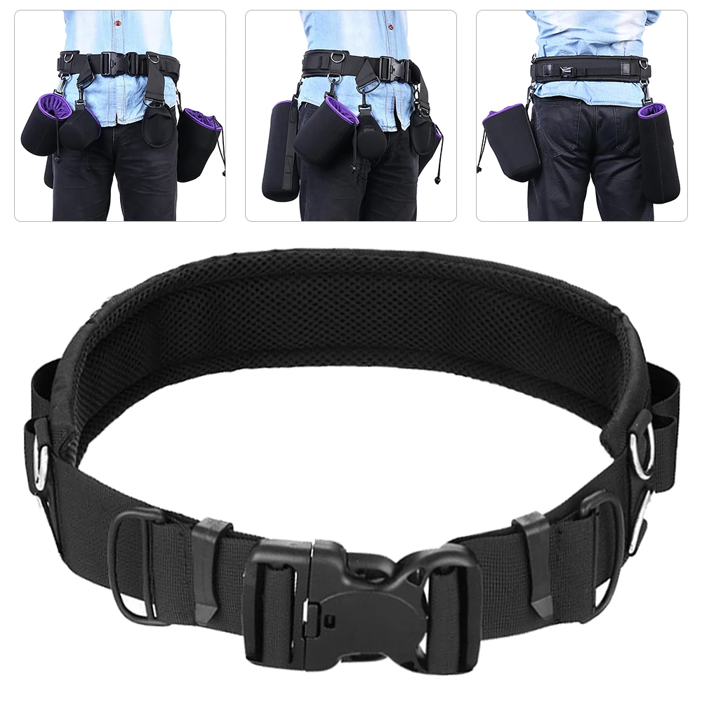 

Camera Strap Adjustable Photography Waist Belt Multifunctional Hanging Buckle Belt Hunting Tactical Belt Survival Tools