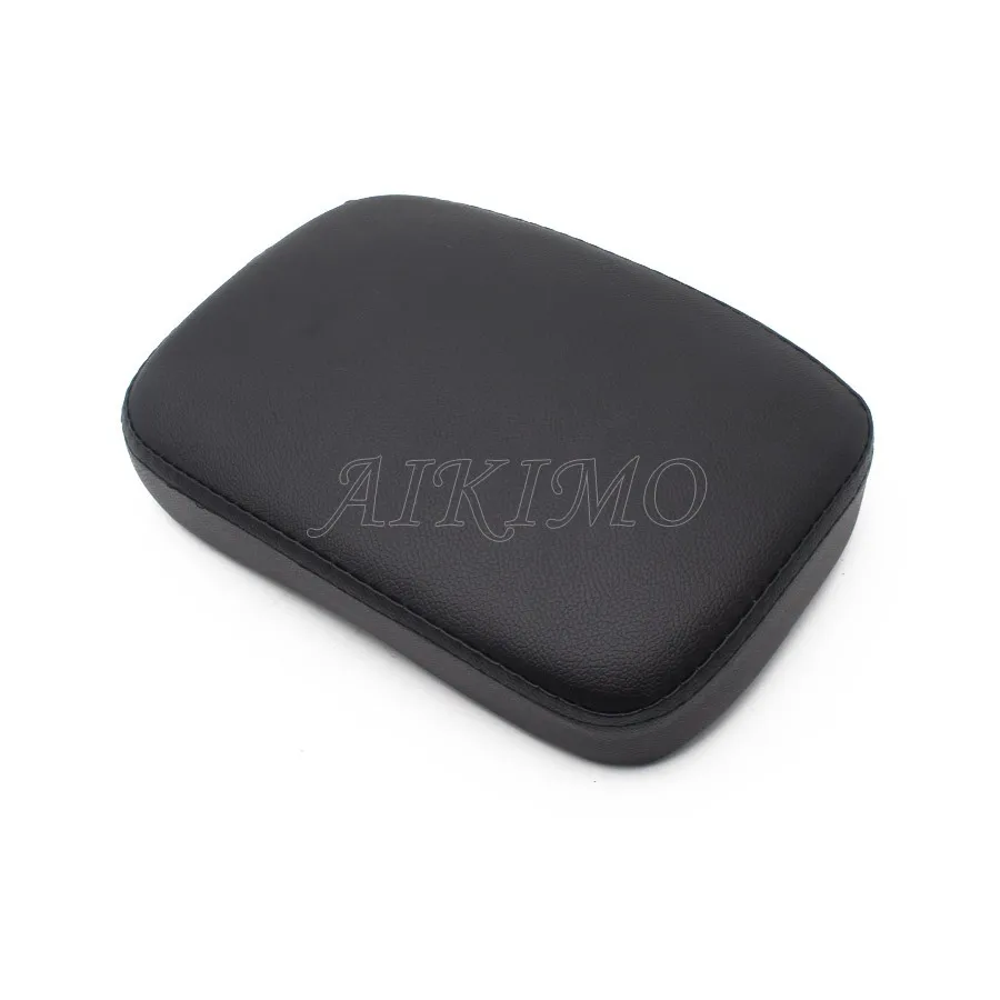 Из искусственной кожи прямоугольное заднее сиденье пассажира 8 присосок для Harley