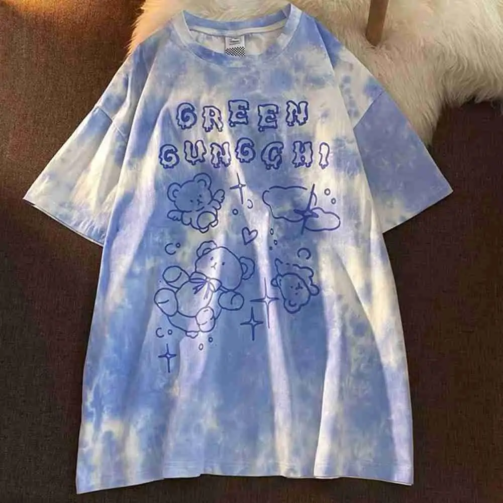 

Футболка в стиле Харадзюку с коротким рукавом, х/б