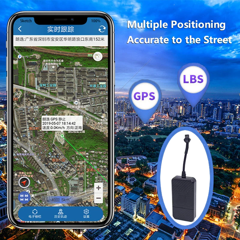 1 комплект водонепроницаемый GPS трекер для автомобиля и мотоцикла|GPS-трекеры| |