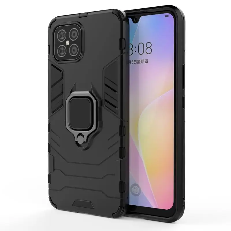 

Shockproof Armor Case For HuaWei Nova 8 SE Frosted non-slip With Finger ring Car bracket Back Cover For HuaWei Nova 8 SE Cover