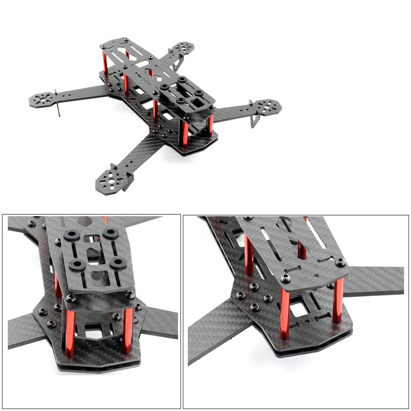 for Qav250 Quadcopter Zmr250 3K Carbon Fiber 4 Axis 250MM FPV 250 Mini Frame | Электроника
