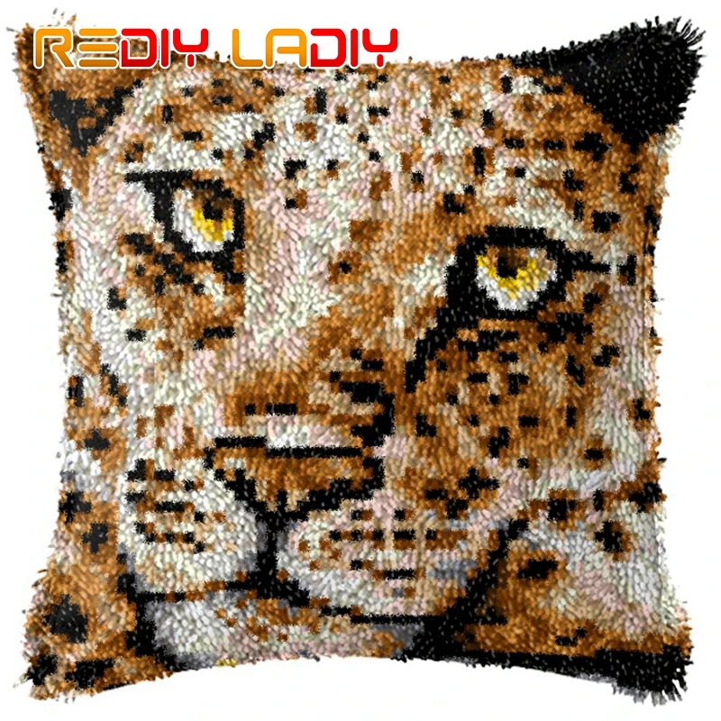 Крюк с защелкой для подушек леопардовым принтом уход за кожей лица крючком Пряжа