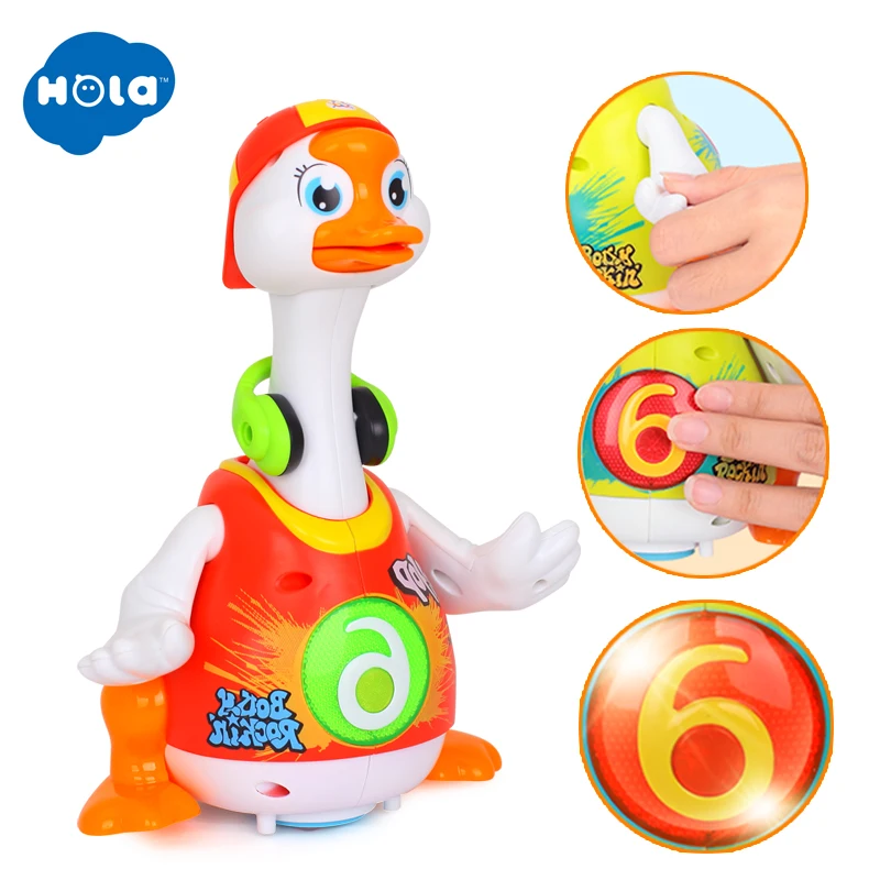 HOLA TOYS 828 детские игрушки Электрический хип поп танец чтение и кукольный театр