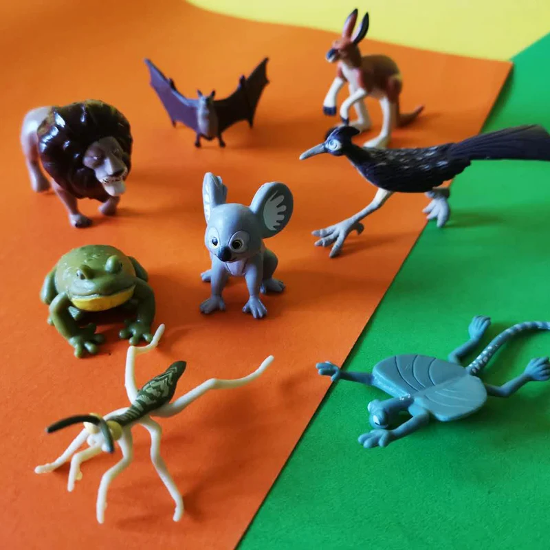 Лев коала кенгуру летучая мышь miniatures/Сказочный Садовый Гном/Террариум с мхом