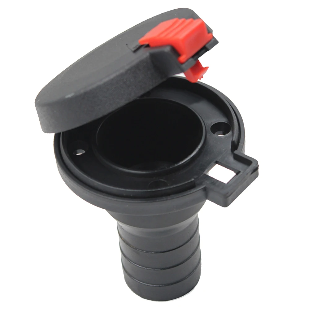 

38mm 1.5 inch Marine Boat Deck Fill/Filler Port Gas Fuel Tank W/ Hinged Cap ，Plastic