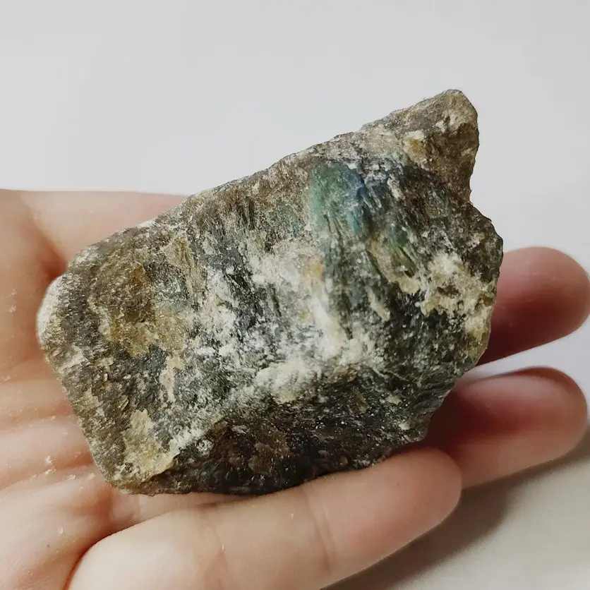 

90-100g Natural Crystal Labradorite Rough Stone Raw Mineral Specimen Reiki Healing Stone Home Decor