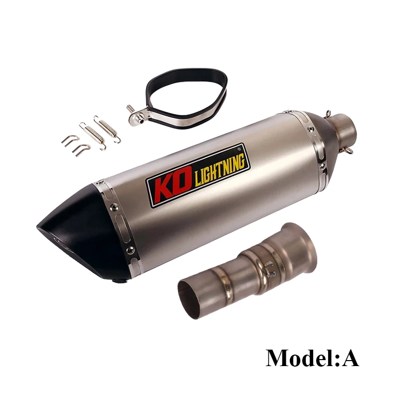 Выхлопной глушитель 470 мм Соединительная труба титановая средняя