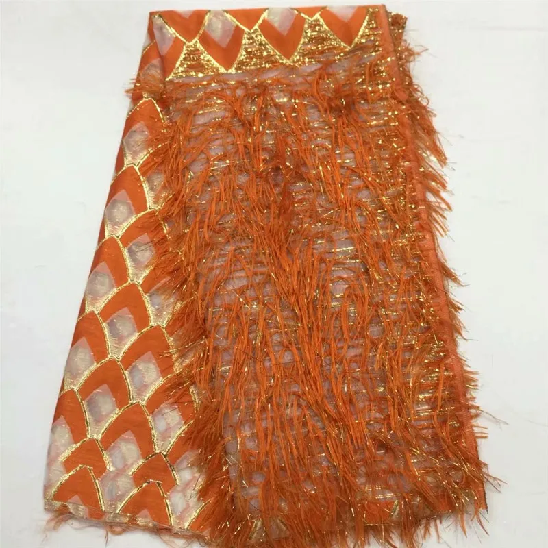 Вышивка листьями узор кружева кисточки блестки горячая Распродажа африканская