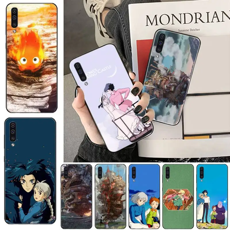 Жесткий резиновый чехол Howl's Howls для телефона Samsung A20 A30 30s A40 A7 J2 J7 prime J4 Plus S5 Note 9 10 |
