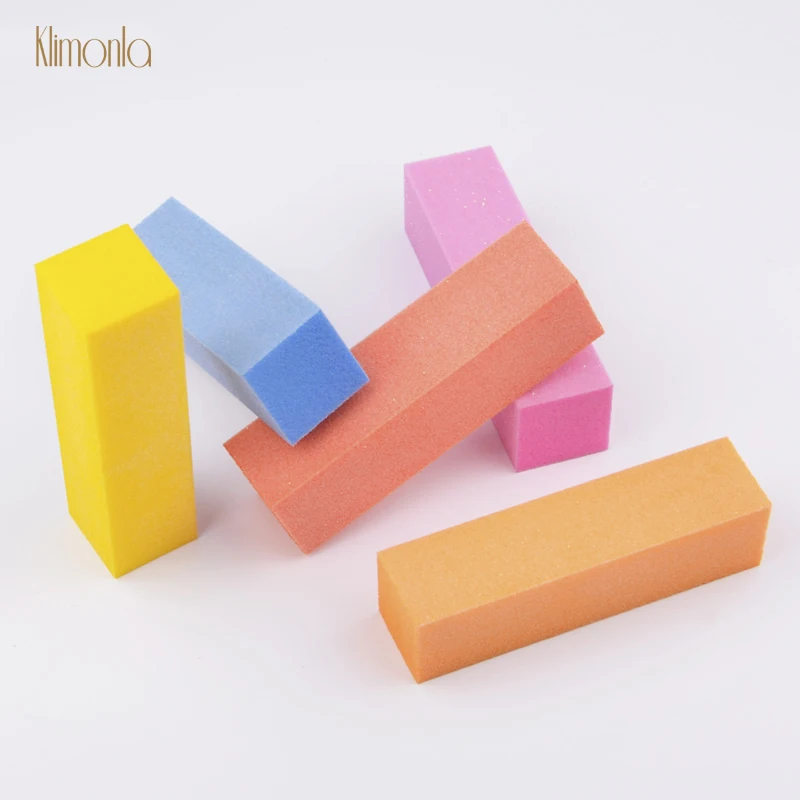 

25pcs/lot Washable Candy Color Nail File Mini Nail Polisher Sanding Block Pedicure Manicure Care Art Tools Salon Lime a ongle