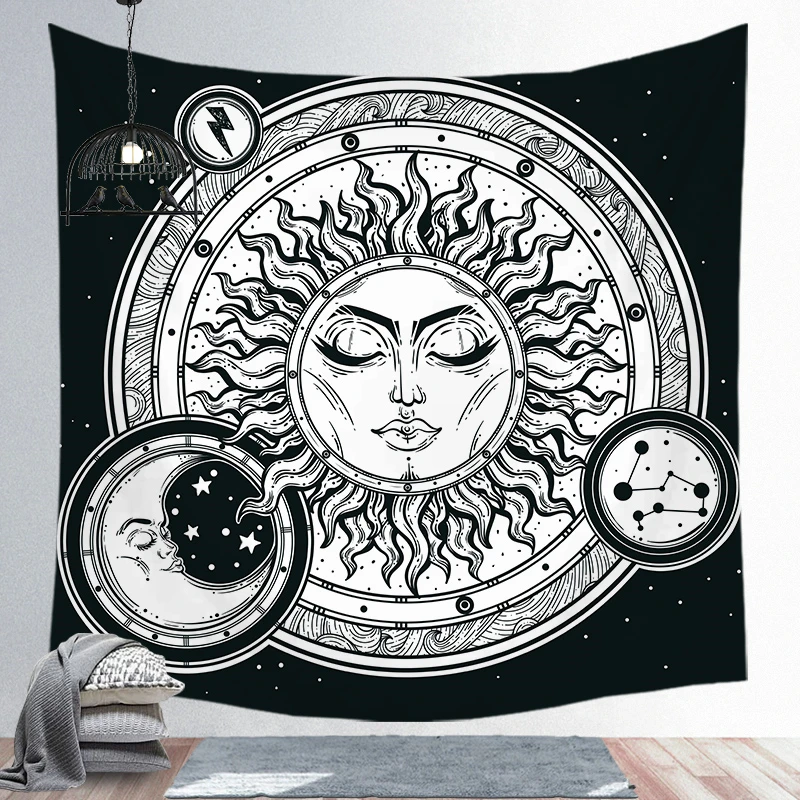 tapestry 29 Солнечный колдовство гобелен настенный ткань настенное одеяло фермерский дом домашний декор богемное украшение гардины для окон - Цвет: tapestry 29
