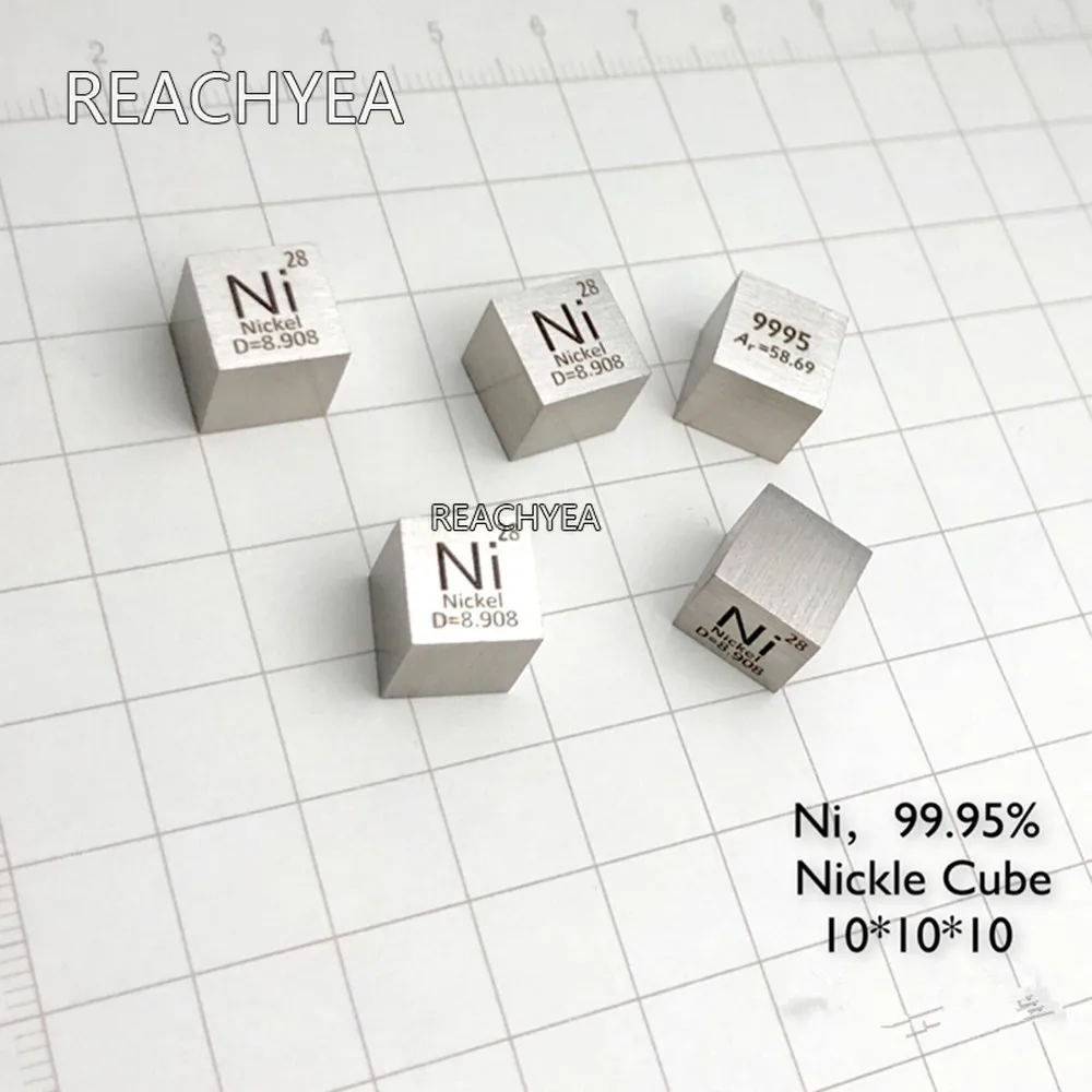 Элемент Cube 10 мм чистая плотность Кобальт никель медь цинк ниобий молибден Олово