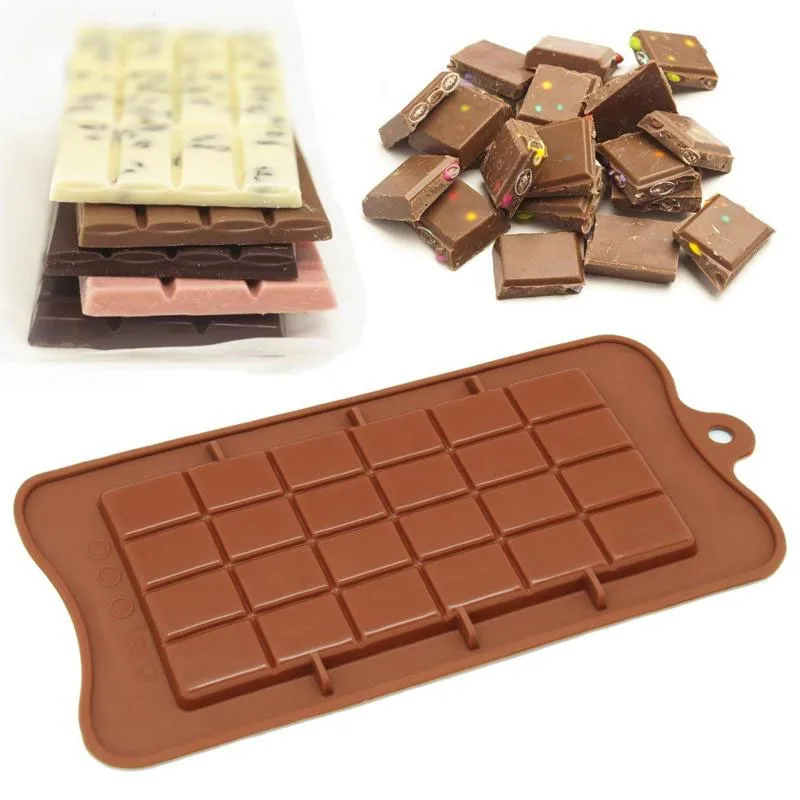 

24 Grid Silicone Mold For Cake Pastry Baking Chocolate Candy Fondant Bakeware Waffle Dessert Mould DIY Decorating Cake Tools
