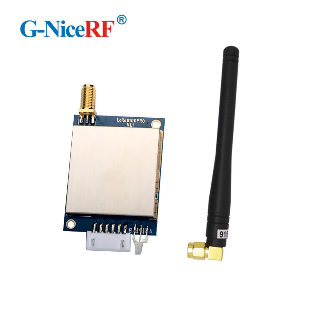 2PCS-Lora6100pro 1W 433MHz TTL/RS232/RS485 MESH And AES Encryption 10km Network Smart Repeater Node Wireless RF Module