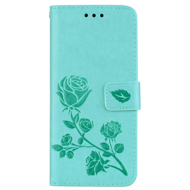 Green Роза цветок кожаный флип чехол для спортивной камеры Xiao mi F1 mi A1 5X A2 Lite 9T Red mi 7 Go K20 6A 7A 8A S2 3S 4A Note 4 4X7 5 6 8 Pro 5A крышка - Цвет: Green