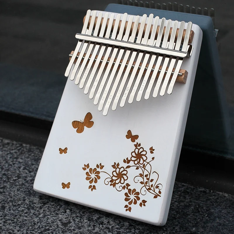 KERUS 17 teclas whit Kalimba pulgar фортепиано изготовленное на деревянной основе
