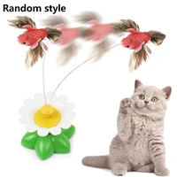 electric cat toy rotating flying bird funny butterfly interactive toy exercise kitten toy for pet cats electric toy in stock
