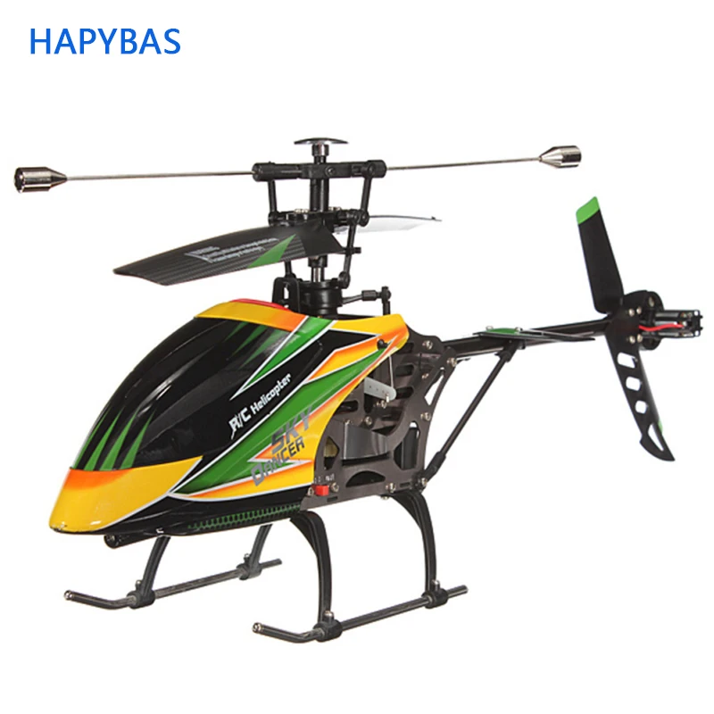 Высокое качество WLtoys V912 большой 52 см 2,4 ГГц 4Ch одно лезвие Дистанционное управление вертолет гироскоп RTF