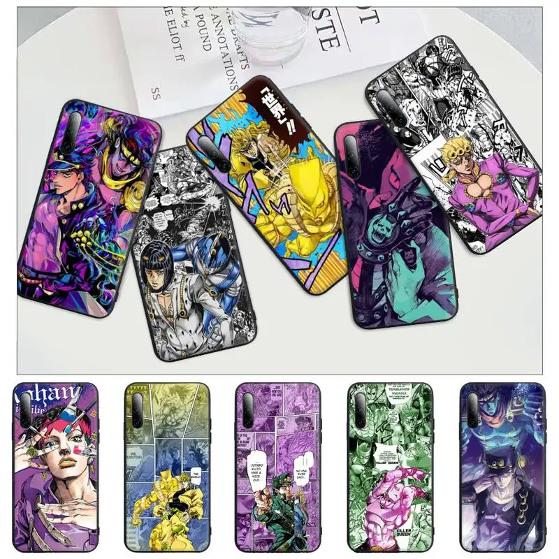 

JoJo's Bizarre Adventure JoJo Black Rubber Mobile Phone Case For IPhone 12 11 Pro Max Xs X Xr 7 8 6 6s Plus 5 5s Se 2020 Cover